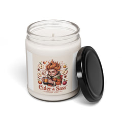 GINGER VYBZ™ Cider & Sass' Autumn Harvest Scented Soy Candle.